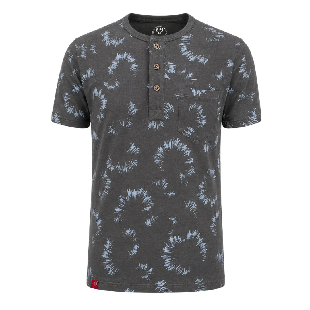 Printed Henley